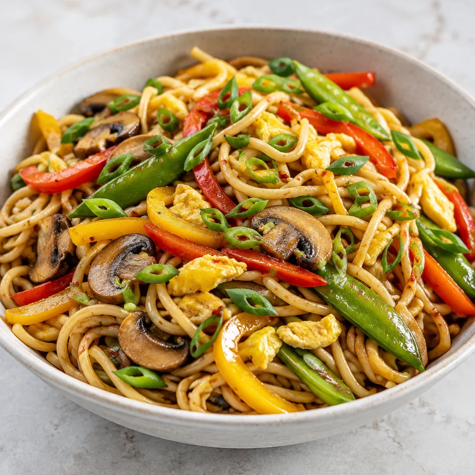 Vegetable Lo Mein — serving inspiration