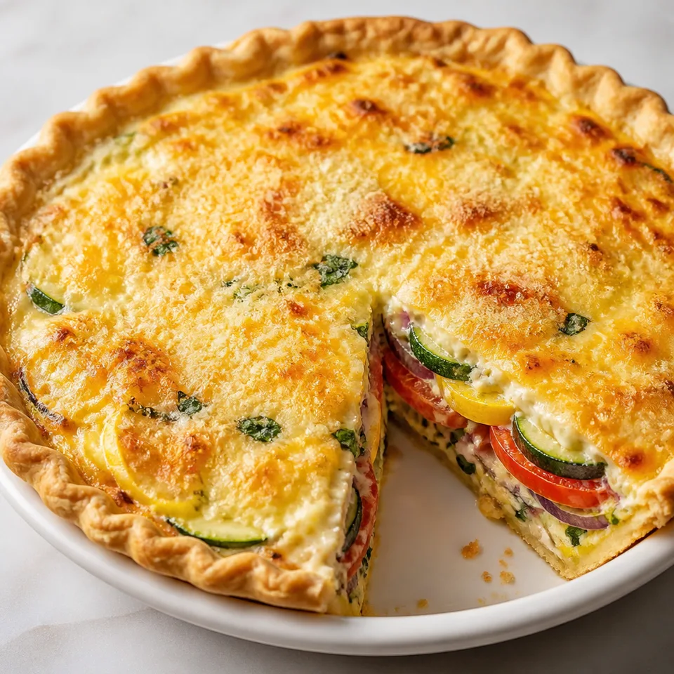 Vegetable Pie — serving inspiration
