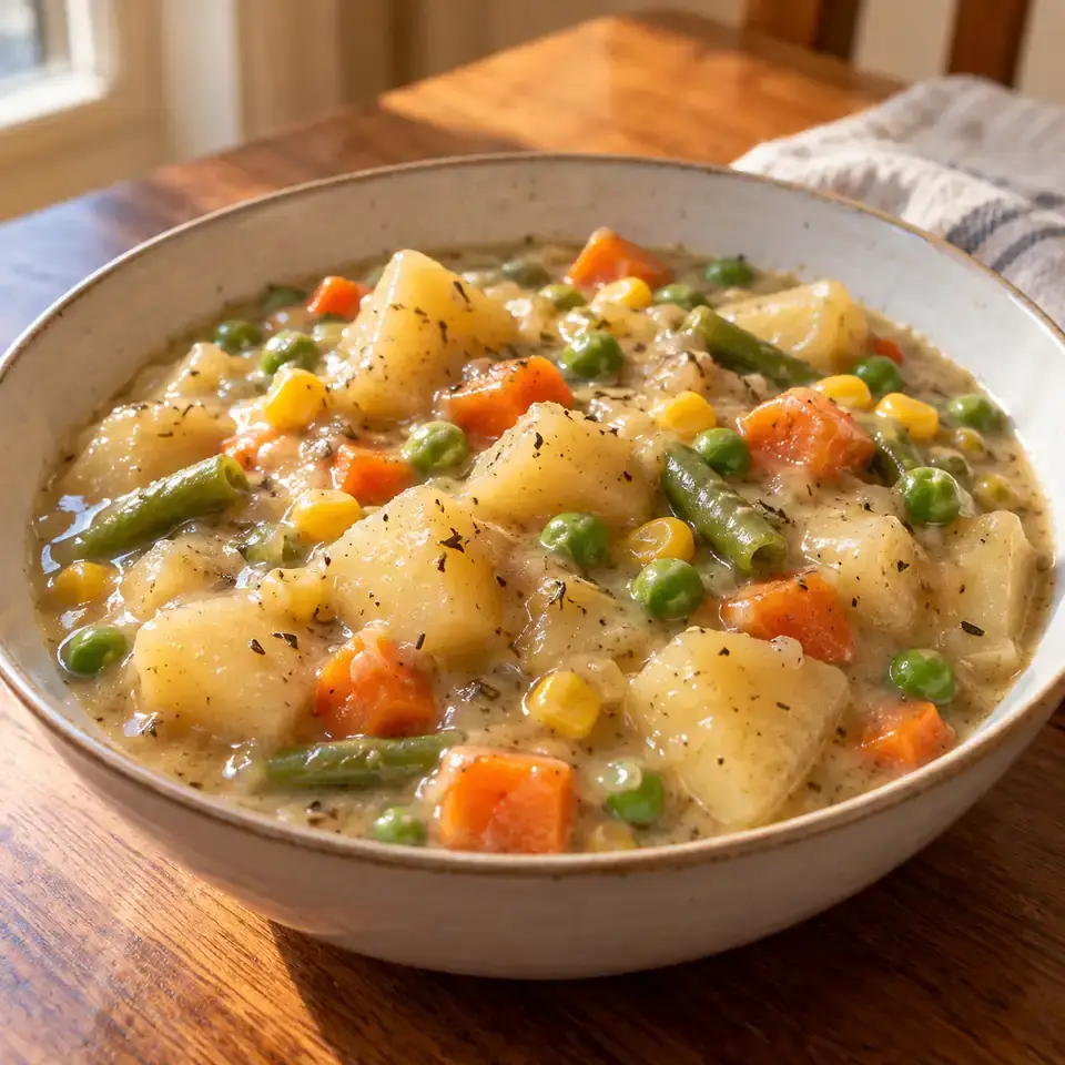 Vegetables and Gravy — serving inspiration