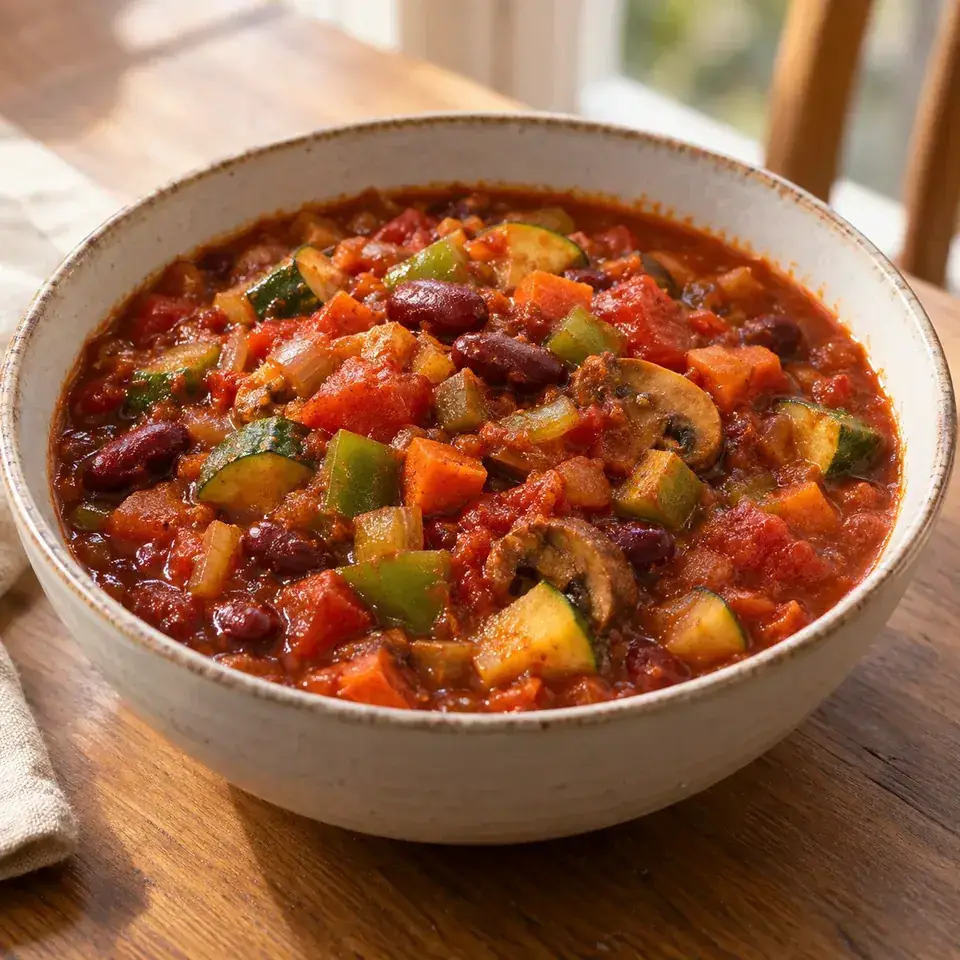 Vegetarian Chili — serving inspiration