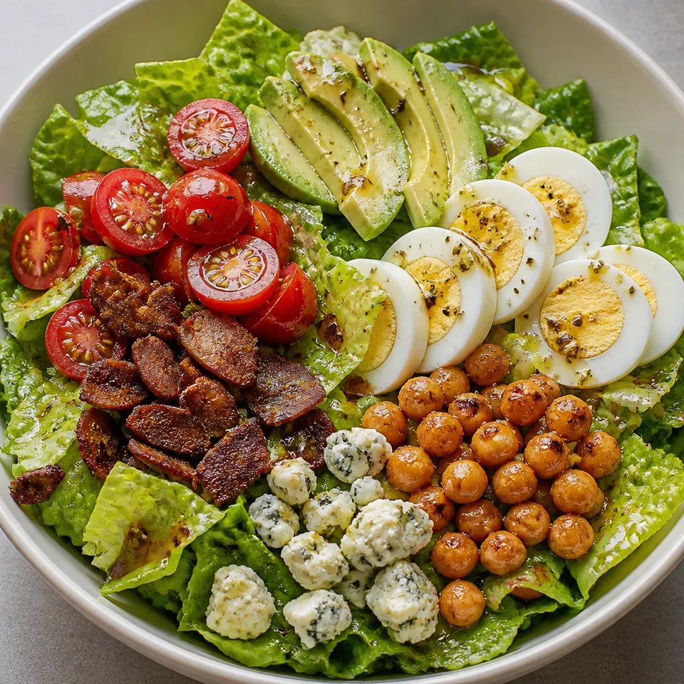 Vegetarian Cobb Salad — serving inspiration