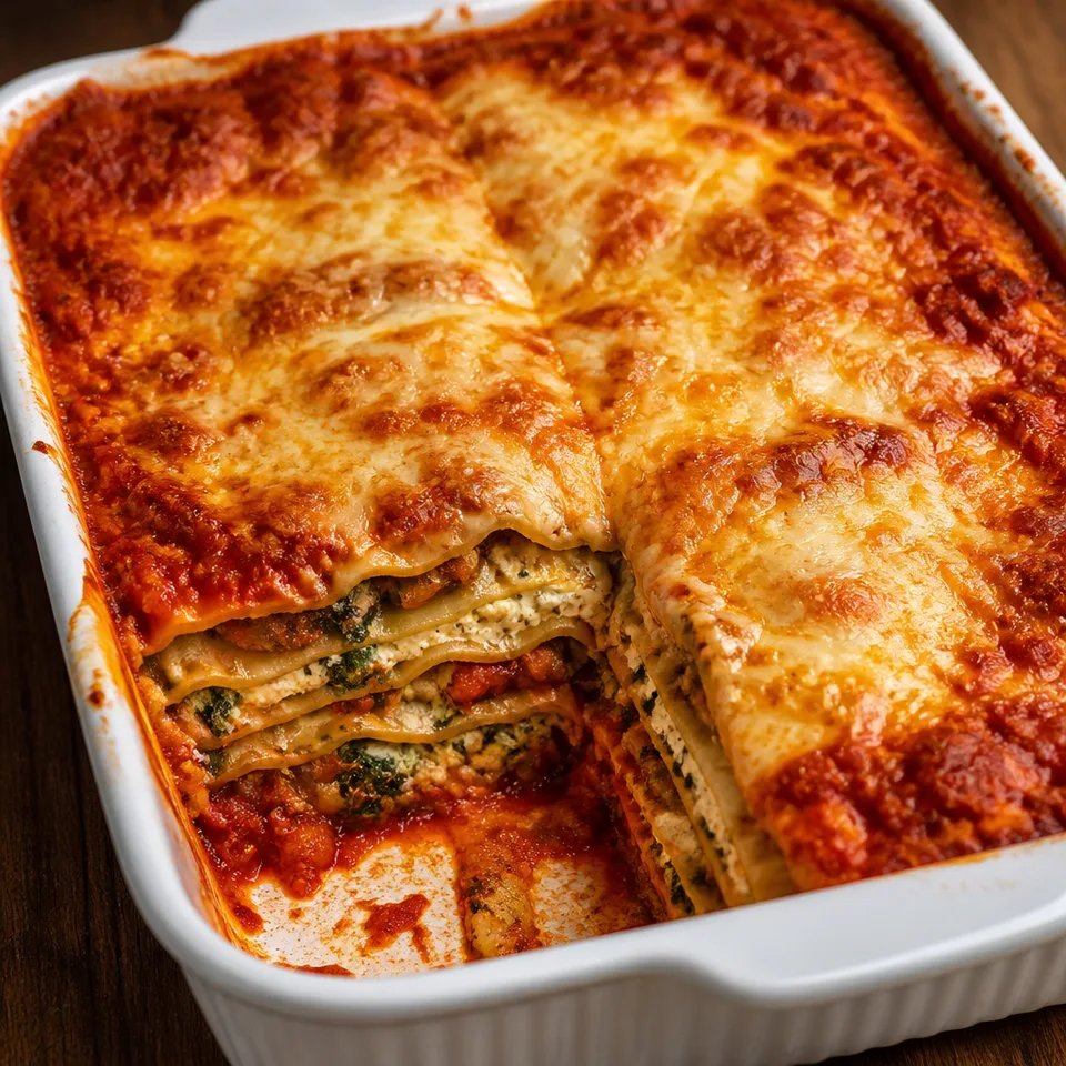 Vegetarian Lasagna — serving inspiration