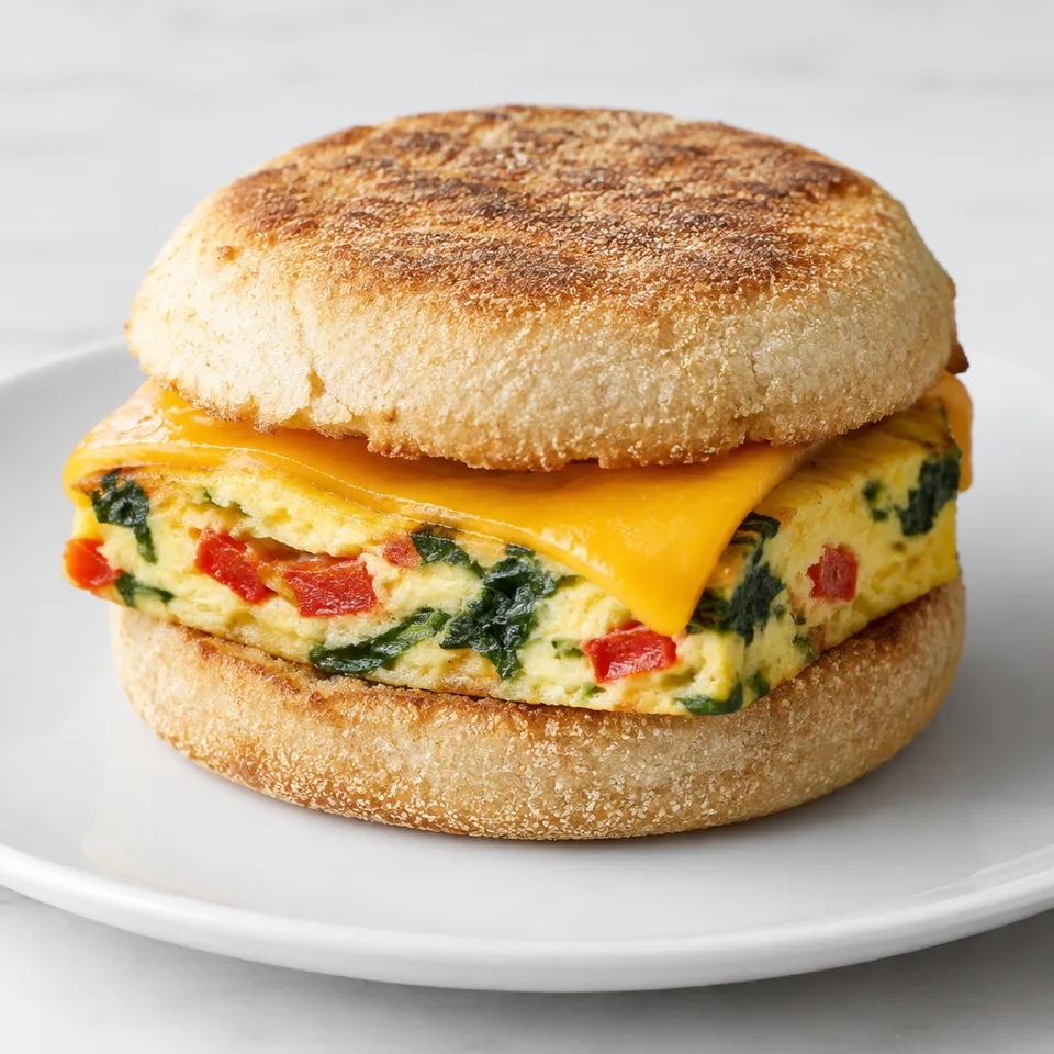 Veggie Packed Freezer Breakfast Sandwiches — serving inspiration