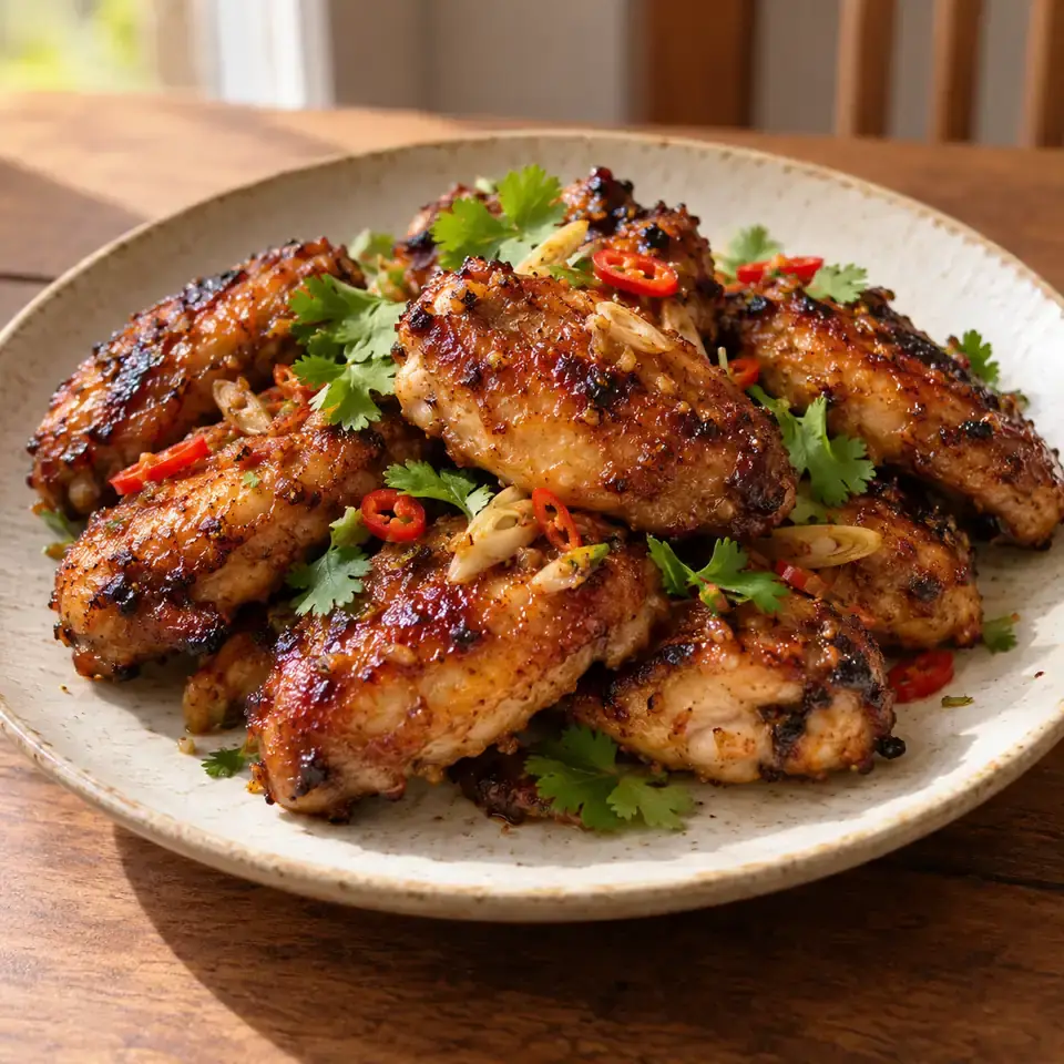 Vietnamese Chicken Wings — serving inspiration