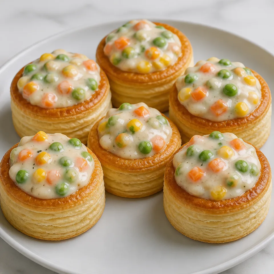 Vol-au-Vents with Vegetarian Sauce — serving inspiration