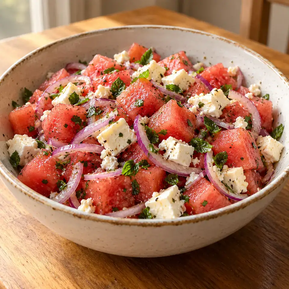 Watermelon Salad — serving inspiration