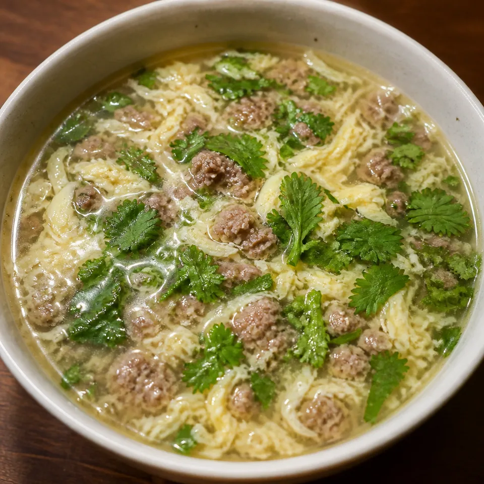 West Lake Beef Soup — serving inspiration