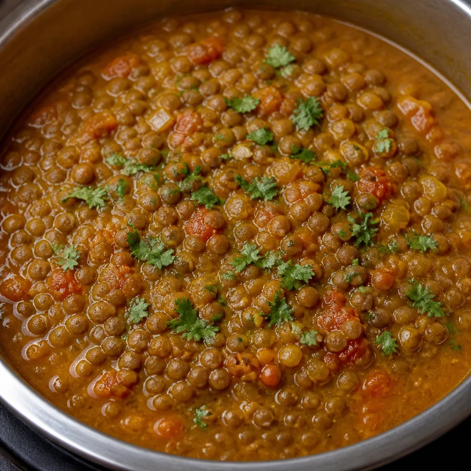 Whole Masoor Dal — serving inspiration