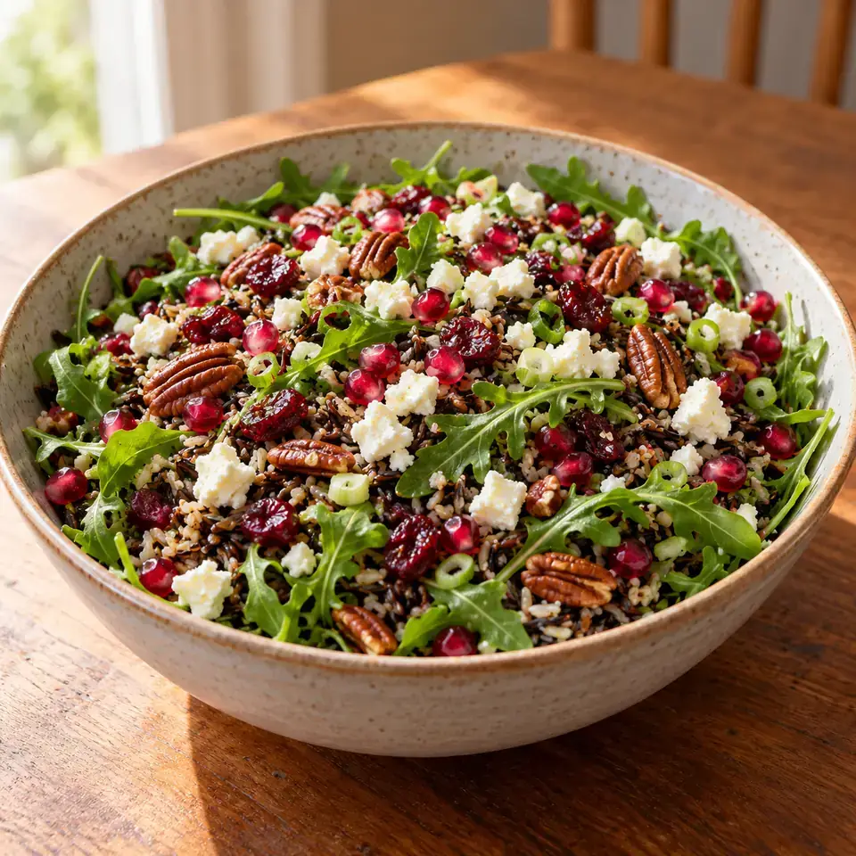 WILD RICE SALAD — serving inspiration