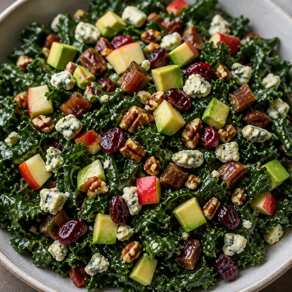 Winter Kale Chopped Salad — serving inspiration