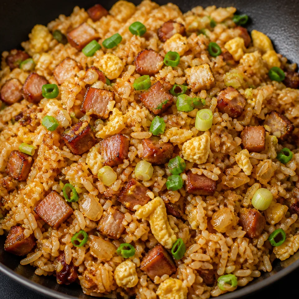 XO Fried Rice with Char Siu — serving inspiration