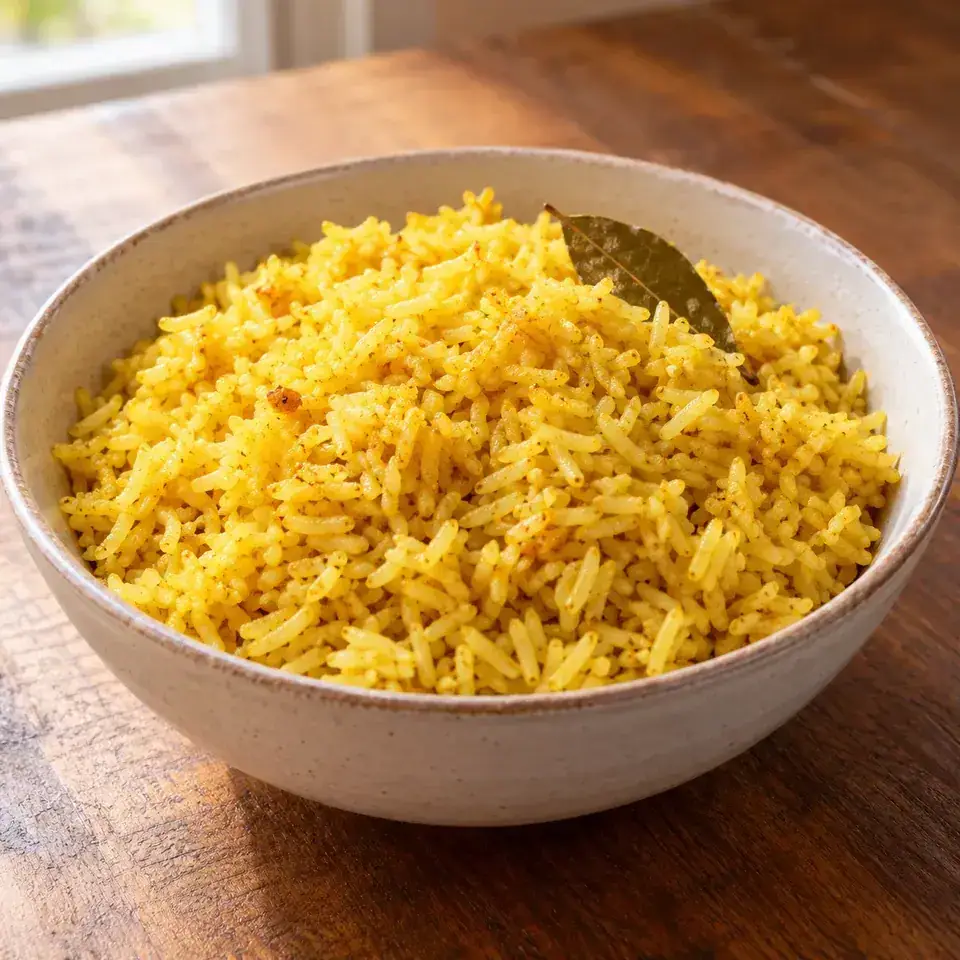 Yellow Jasmine Rice — serving inspiration