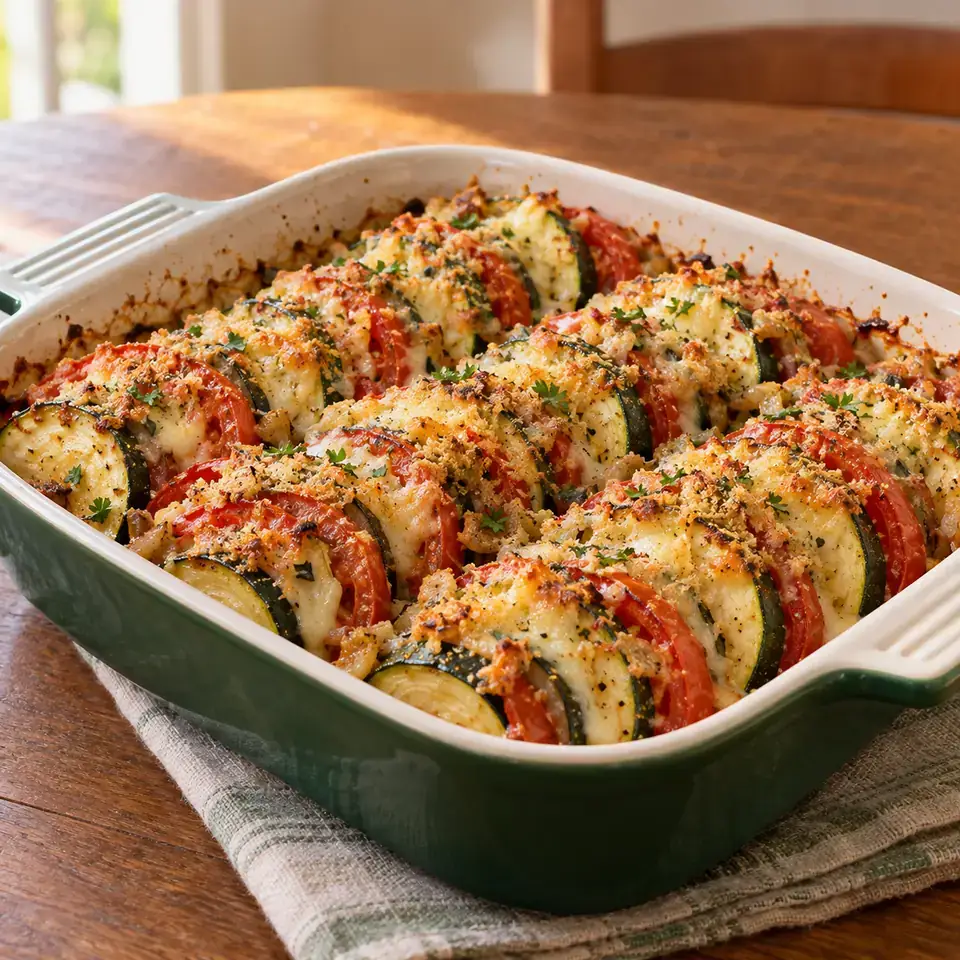 Zucchini Casserole — serving inspiration