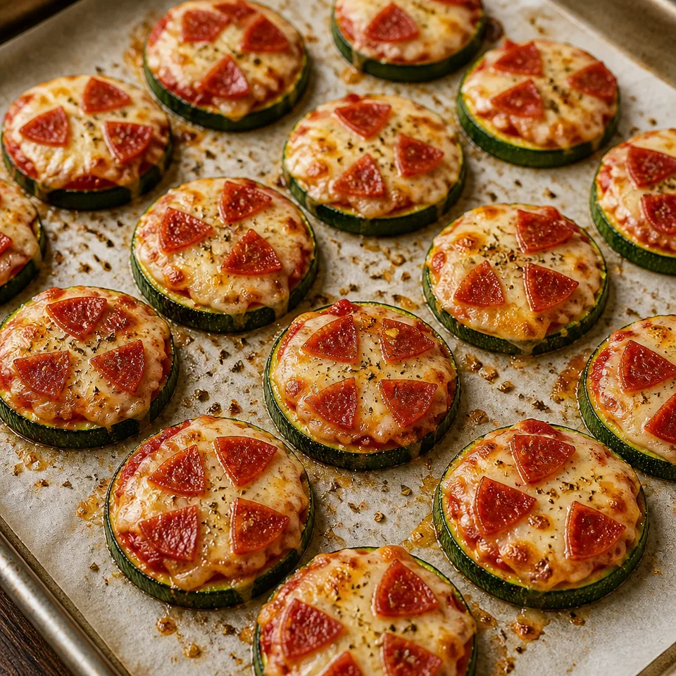 Zucchini Pizza Bites Recipe — serving inspiration