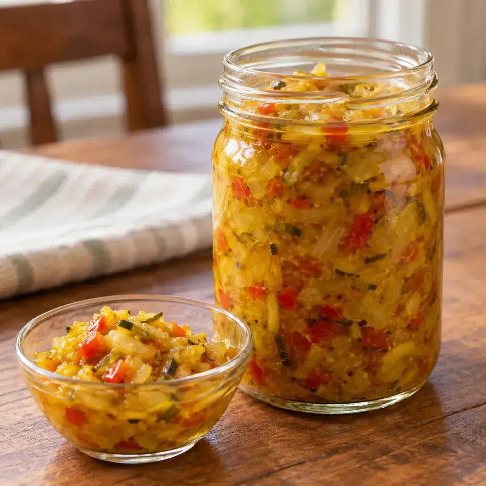 Zucchini Relish — serving inspiration
