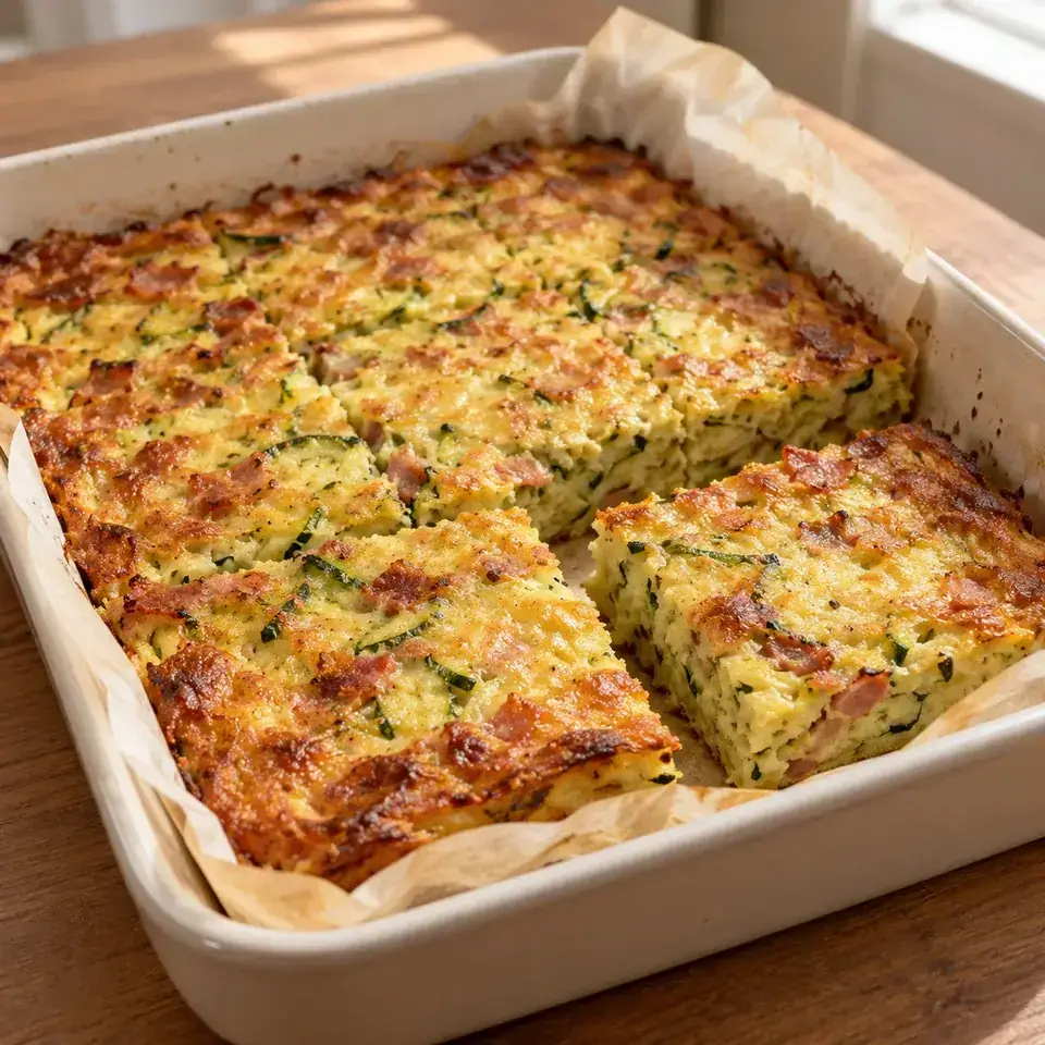 Zucchini Slice — serving inspiration