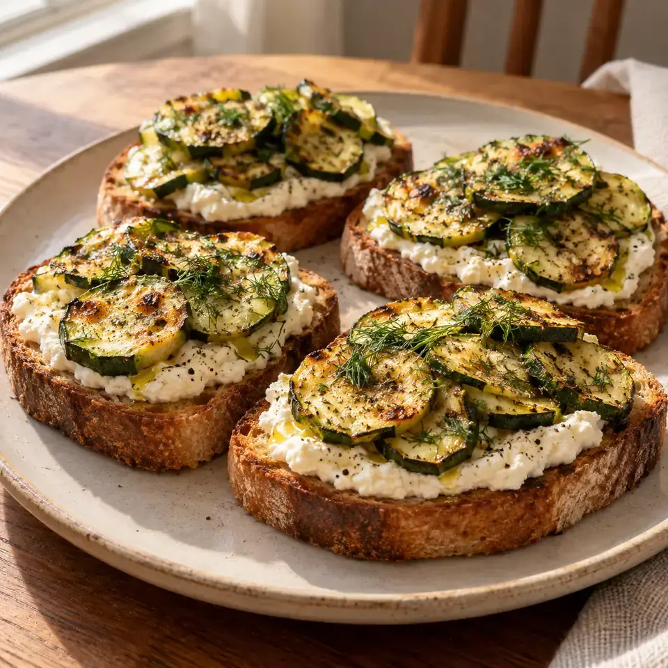 Zucchini Toast — serving inspiration